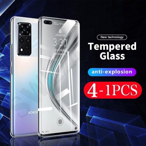 4-1Pcs protective film for Honor view 30 pro plus 30s 30i 20s 20i 20 Youth V40 lite 50 SE phone screen protector tempered glass