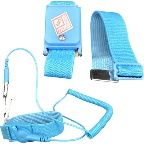 Anti Static ESD Wrist Strap Elastic Band with Clip for Sensitive Electronics Repair Work Tools
