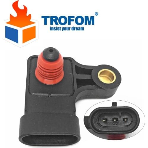 Manifold Absolute Pressure MAP Sensor For CHEVROLET AVEO KALOS LANOS DAEWOO 1.4 1.6 16V 96330547 ADG074207 550561