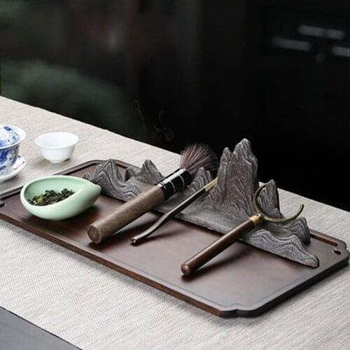 Tea ceremony Brush holder Mountain shape Tea accessories Teaware