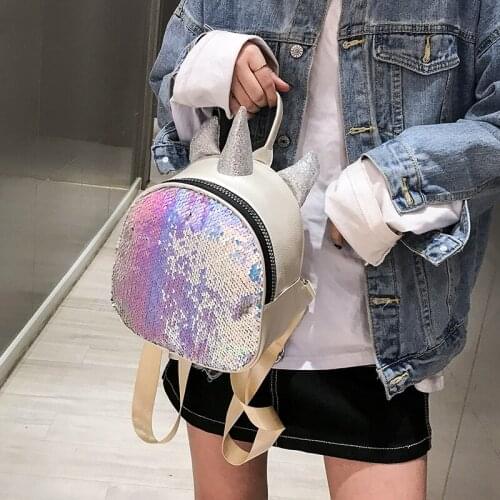 Женские рюкзаки с блестками HANSOMFY China At AliExpress