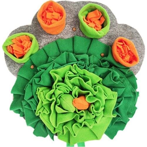 Dog Bed Snuffelmat Training Blanket Dog Sniffing Mat Detachable Fleece Pads Relieve Stress Nosework Puzzle Toy Pet Nose Pad