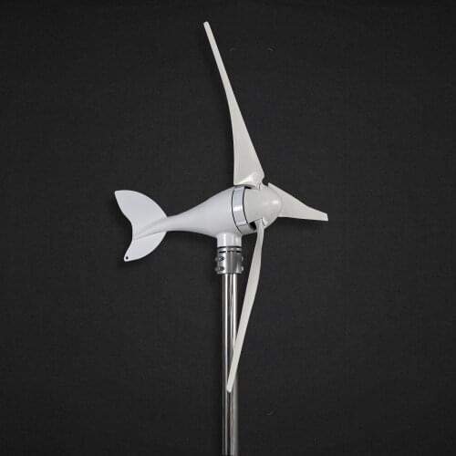 Small Wind Turbine Generator AC 12 Volt 24 Volt MAX 800 W Economy Windmill with Free Controller for Wind Solar Hybrid System