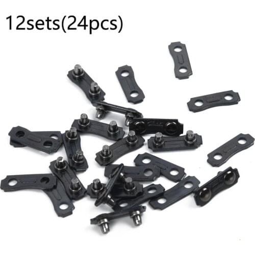 12 Set Chainsaw Chain Links Repair Drive Links Part 3/8LP Pitch - .043 .050 Gauge Woodworking Chainsaw Chain Master Joiner Metal