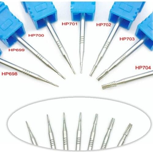 New 2.35mm Tungsten Carbide Burs HP Polisher Trimming Dental Burs Drill Dental Lab Polishing Tool
