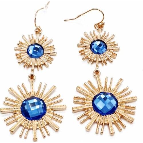 New Designs Texture Earrings Longer Geometry More Colours Creative Accessories