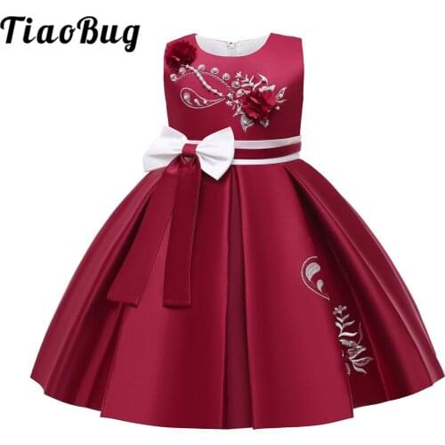 Flower Girl Dress Summer Tutu Wedding Birthday Party Princess Kids Dresses For Girls Childrens Costume Vestidos De Festa