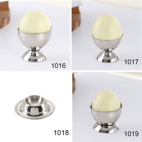Egg Cup Egg Tray Stainless Steel Soft Boiled Egg Cups Holder Stand Dishwasher Safe E7