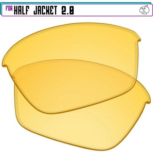 EZReplace Polarized Replacement Lenses for - Oakley Half Jacket 2.0 Sunglasses - Night Vision