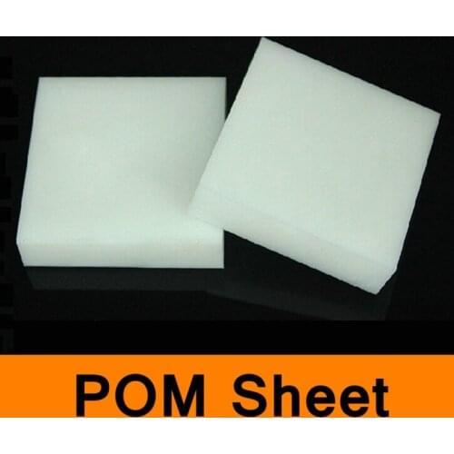 POM Sheet Polyoxymethylene Plate CNC Model Board DIY Raw Material All Sizes in Stock White Color