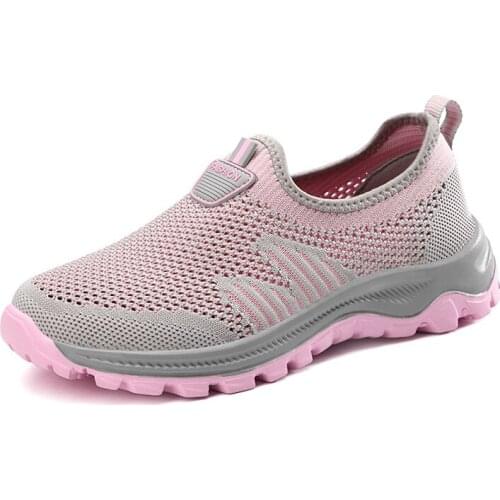 Walking Women Trekking Shoes Light Outdoor Sneakers Men Sport Climbing Track Shoes Non-slip Rubber Sole Couple Tourism Footwear