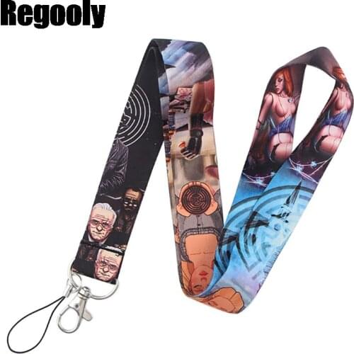 Western world Cartoon Neck Strap Lanyard for Keys ID Card Badge Holder Mobile Phone Straps Rope Keychain Webbing Ribbon