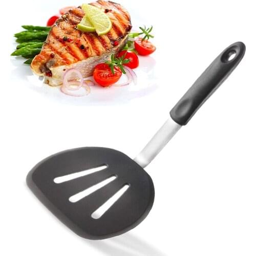 Silicone Spatula Beef Meat Scraper Wide Pizza Shovel Heat Resistant Steak Turners Food Lifters Nonstick Spatula Cooking Utensils