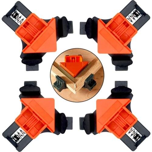 90 Degree Right Angle Clamp Fixing Clip Picture Photo Frame DIY Corner Woodworking Positioning Fixture Repair Hand Tool