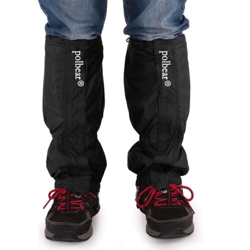 1 Pair Snow Gaiters Outdoor Hiking Waterproof Escalada Walking Climbing Hunting Ripstop Breathable Legging Fabric