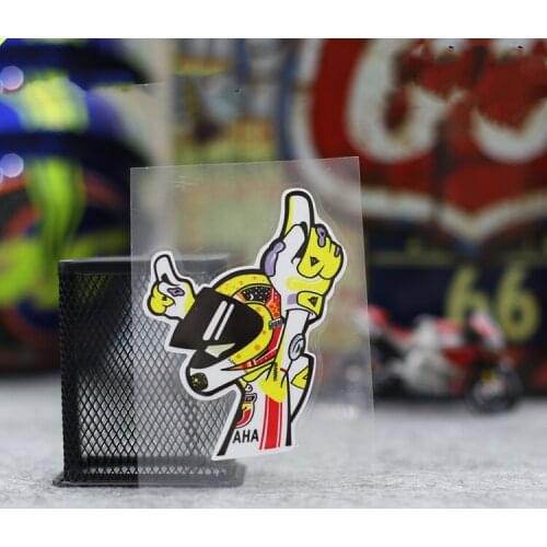 1PCS Motorbike Helmet Automobile Tail Window Stickers Car Styling Decals for GP Racing The Doctor Sponsor Team