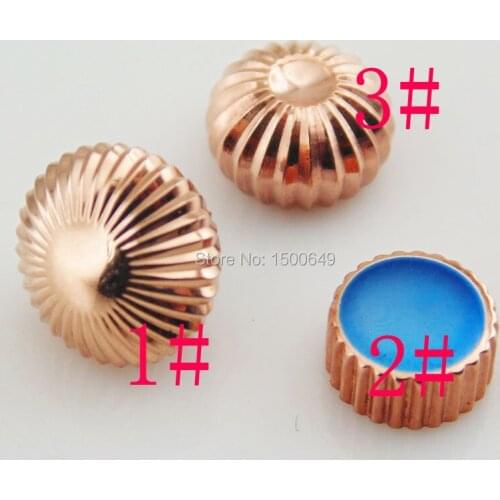 Corgeut 1pcs Stainless Steel Rose gold steel crown fit ETA6497, ETA6498 ST3600/ST3620 hand winding movements watch case