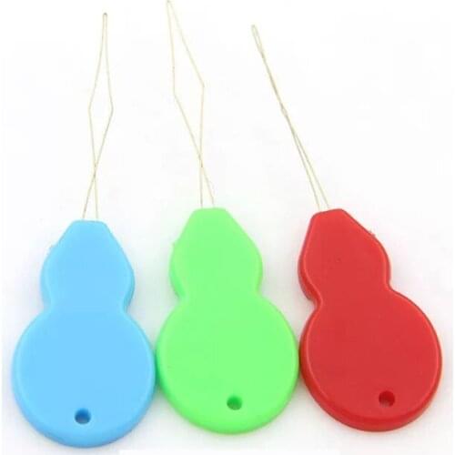 10PCS Needle Threader Coloured Wire Loop DIY Needle Hand Machine Sewing Tool Sewing Needles for Sewing Crafting with Clear Box