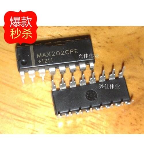 10PCS New MAX202 MAX202CPE MAX202EPE DIP16 spot