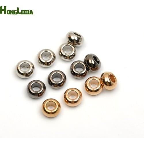 100pcs/lot metal zinc alloy bell stoppers round cord ends beads bells lock shinny nickle, black, gold free shipping BELL-012