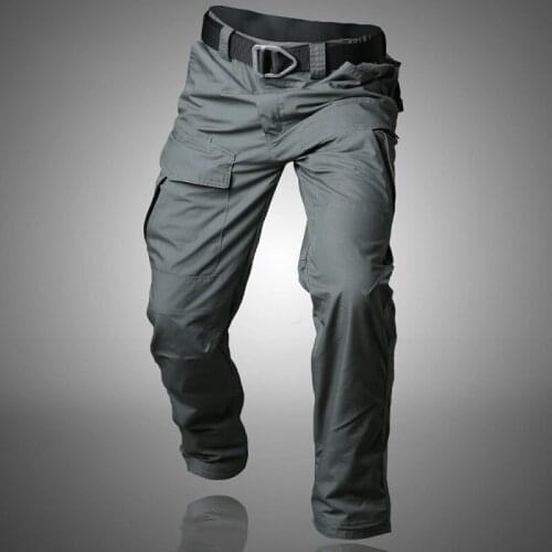 2021 Hot Tactical Mens Ripstop Pants Military Casual Cargo Swat Combat Clothing Four Seasons Trousers with Multi Pockets