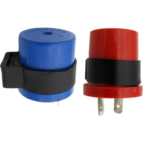 2Pin 6-12v Indicator Flasher Buzzer Relay Motorcycle Blinker Electronic