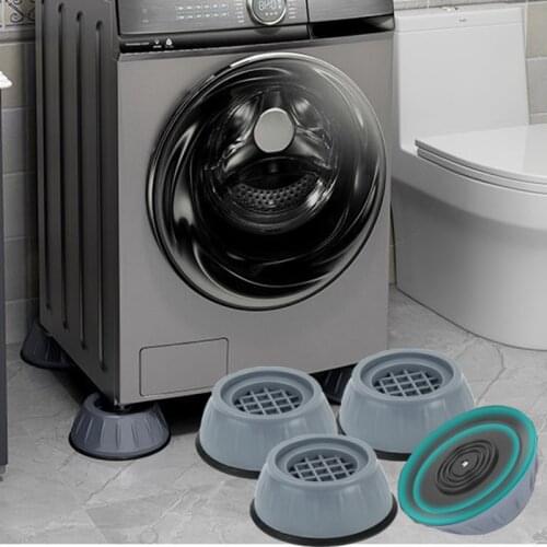 4Pcs Anti Vibration Feet Pads Washing Machine Rubber Mat Furniture Anti-Vibration Pad Dryer Universal Fixed Non-Slip Pad