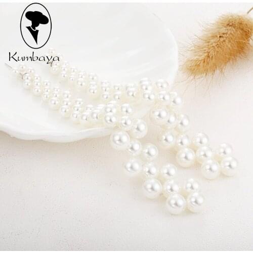 Free Shipping Korean Pearls Drop Earrings Bright Pearls Dropping Women Jewelry Accessories Statements Top-rated Jewelry E18620