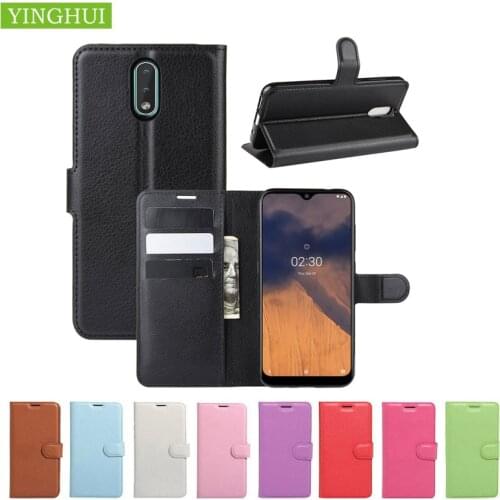 For Nokia 2.2 Case Wallet Style Leather Mobile Protective Back For Nokia 2.3 Cover Phone Bag Case For Nokia 3.2 6.2 7.2 cover