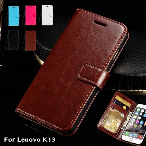 PU Leather Flip Case For Lenovo K13 Card Holder Silicone Photo Frame Case Wallet Cover For Lenovo K13 Business Case