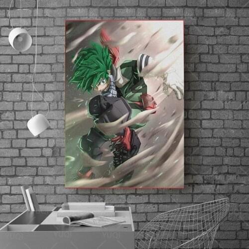Deku Izuku Midoriya Boku no Hero Academia Wall Art Canvas Decoration poster prints for living room Home bedroom decor Painting