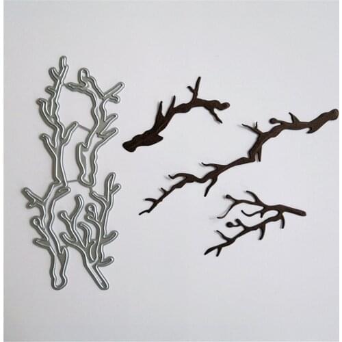 Tree Branch Frame Metal Steel Cutting Dies Decorative Paper Cards Embossing Stencils for DIY Crafts Scrapbooking