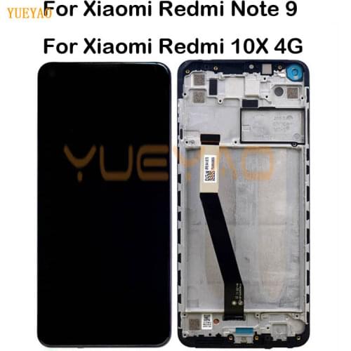 6.53'' Display For Xiaomi REDMI 10X(4G) LCD Display+Touch Screen Digitizer Assembly For REDMI NOTE 9 LCD+Touch Digitizer