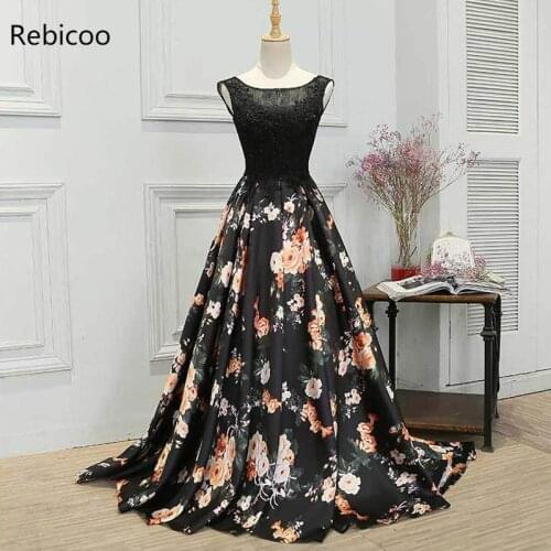Long Evening PARTY Dress Hot Sale Boat Neck Sleeveless Black Lace Up Floor length Formal celebrate Dresses Robe De Soiree
