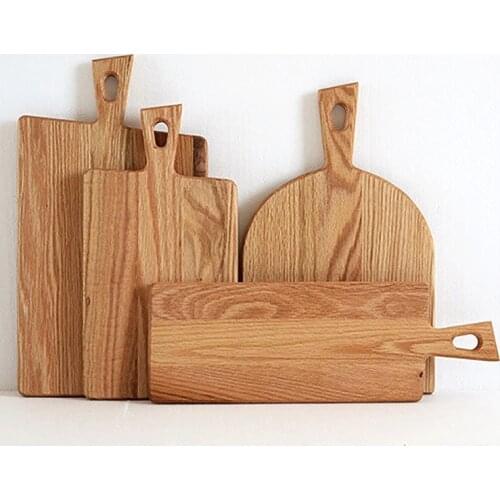 Oak tray chopping board bread board cuisine display tray kitchen board wood cutting board