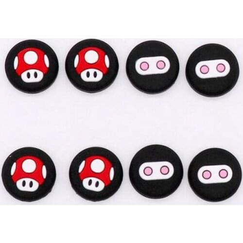 Gamepad Silicone Analog Thumb Stick Grips Cap Joystick Cover For Nintend Switch NS Joy Con Controller Handle JoyCon Case Skin
