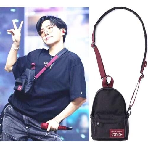 Kpop Bangtan Boys ONE Canvas Mini Bag Map Of The Soul JH Same Shoulder Cross Bag Students Women Girls Travel Shopping Bags