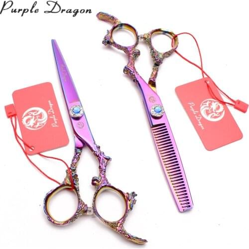 5.5" 6" 440C Multi-Color Dogs Scissors Straight Scissors Thinninng Shears Pet Scissors Animal Shears Puppy Grooming Shears Z9005
