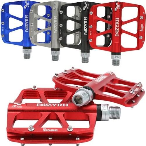 Mountain Bike Pedals seal 3 Bearings Wide Non-slip CNC Aluminum Alloy road bike Pedal Ultralight MTB Bicycle Pedal