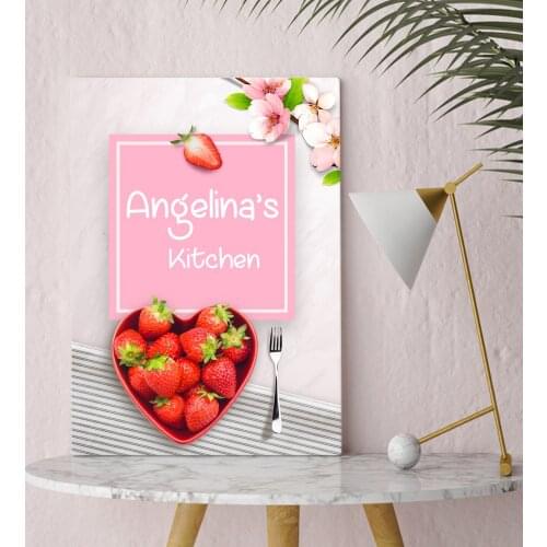 Personalized Kitchen Canvas Decoration Gift Dear Moment Happy Design Modern Good Quality Reliable Wall Special Occasions Memory