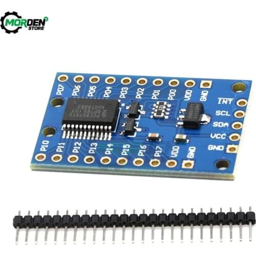 PCF8575TS 2.5V-5.5V IIC I2C Expansion board I2C Communication Control 16 IO Ports for Arduino