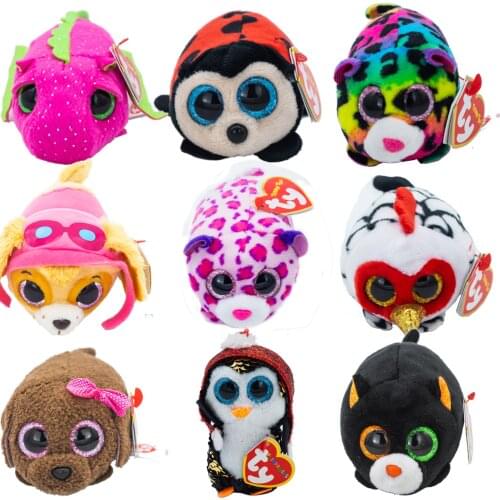 Ty big eyes plush doll mobile phone wipe Jenga dog koala leopard unicorn owl collection boy girl birthday Christmas gift
