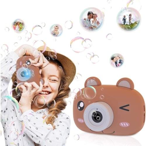 Bubble Toy,Bubble Machine for Kids Outdoor Bubble Maker Summer Out Door Toys Automatic Bubble Blower Toy Portable Music Bubble
