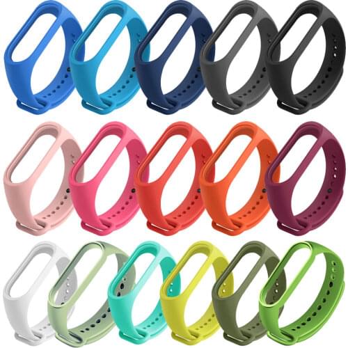 Bracelet for Xiaomi Mi Band 4 3 Sport Strap Replacement Wristband For MiBand4 Wrist Strap For xiaomi Mi Band 3 Watchband