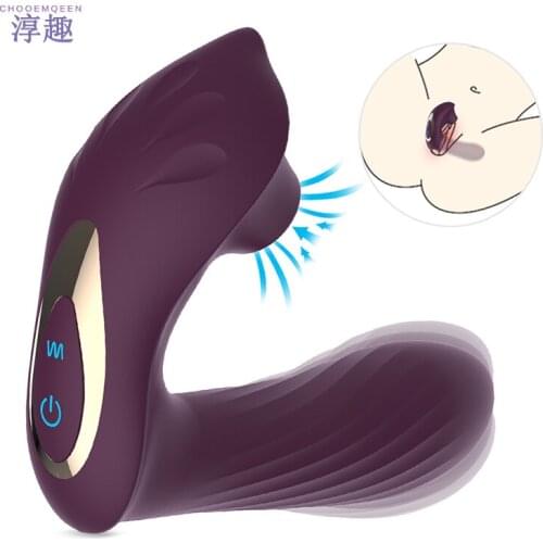 Sex Toys 2 IN 1 Sucking Vibrator for Women 9 Frequency Vibration Waterproof Masturbator Clitoris Stimulator G Spot Vibrator