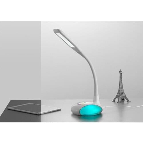 LED Charging Lamp Eye Protection Reading Lamp Portable Desk Color Adjustable Lamp 3 Level Brightness Adjustable Lamp