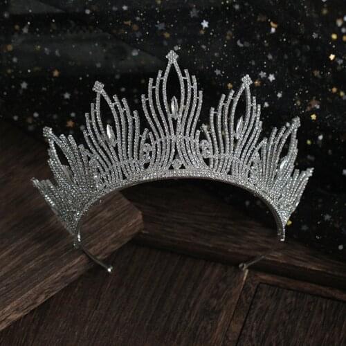 CC Tiaras And Crowns Hairbands Fashion Jewelry Wedding Hair Accessories For Bridal Women High Quality Engagement Crown XY807
