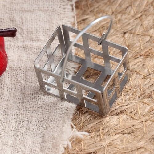 1:12 dollhouse miniature genuine bulks Mini Mini metal food egg basket Kitchen toy match for dollhouse collectible Gift