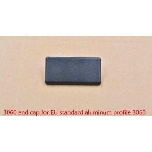 Plastic end cap cover plate black for EU aluminum profile prat 3060 end face nylon rubber cover cap workbench 10pcs
