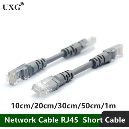 10CM CAT5 CAT5e CAT6e UTP Ethernet Network Cable Male to Male RJ45 Patch LAN Short cable 0.1m